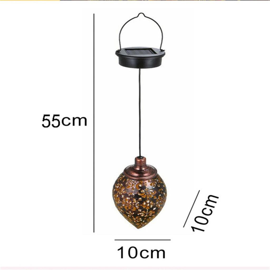 Solar Outdoor Chandeliers Garden Lights Waterproof Metal Decorative Lights Sidewalk Decorative Pile  Light