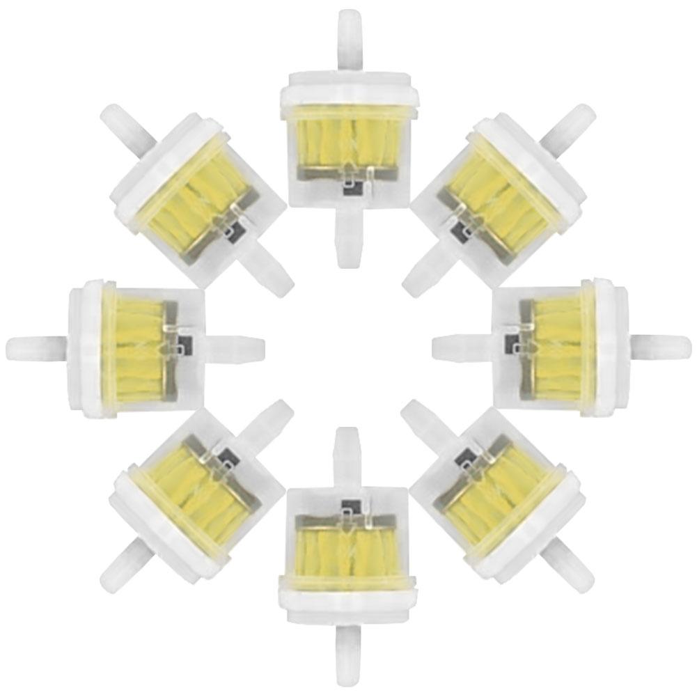 10 Pack Universal Moto Gasoline Filter Gas Inline Fuel Filters With Magnet Easy To Use And Install For ATV Motorcycle