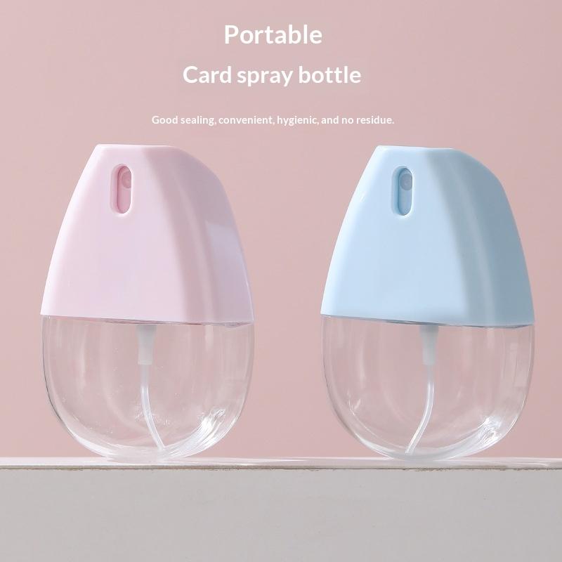 Mini Card Spray Bottle 25Ml Hand Sanitizer Alcohol Bottles Refillable Bottle Travel Press Portable Sub-Bottling Cosmetic Tool