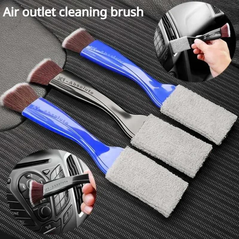 Car Cleaning Tools Air Conditioning Air Outlet Cleaning Dust Removal Soft Brush Multifunctional Auto Interior Cleaning Amagi