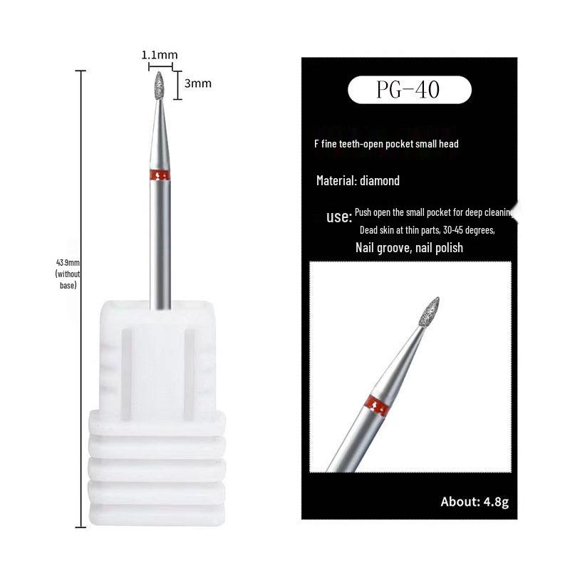Russischer Diamantschleifer Maniküre-Werkzeug zur Nageloberflächen-Vorbehandlung