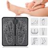 1pcs  Foot Massage Pad Electric Sole Massage Tool USB Charging Convenient Fast Suitable for Home and Travel Black