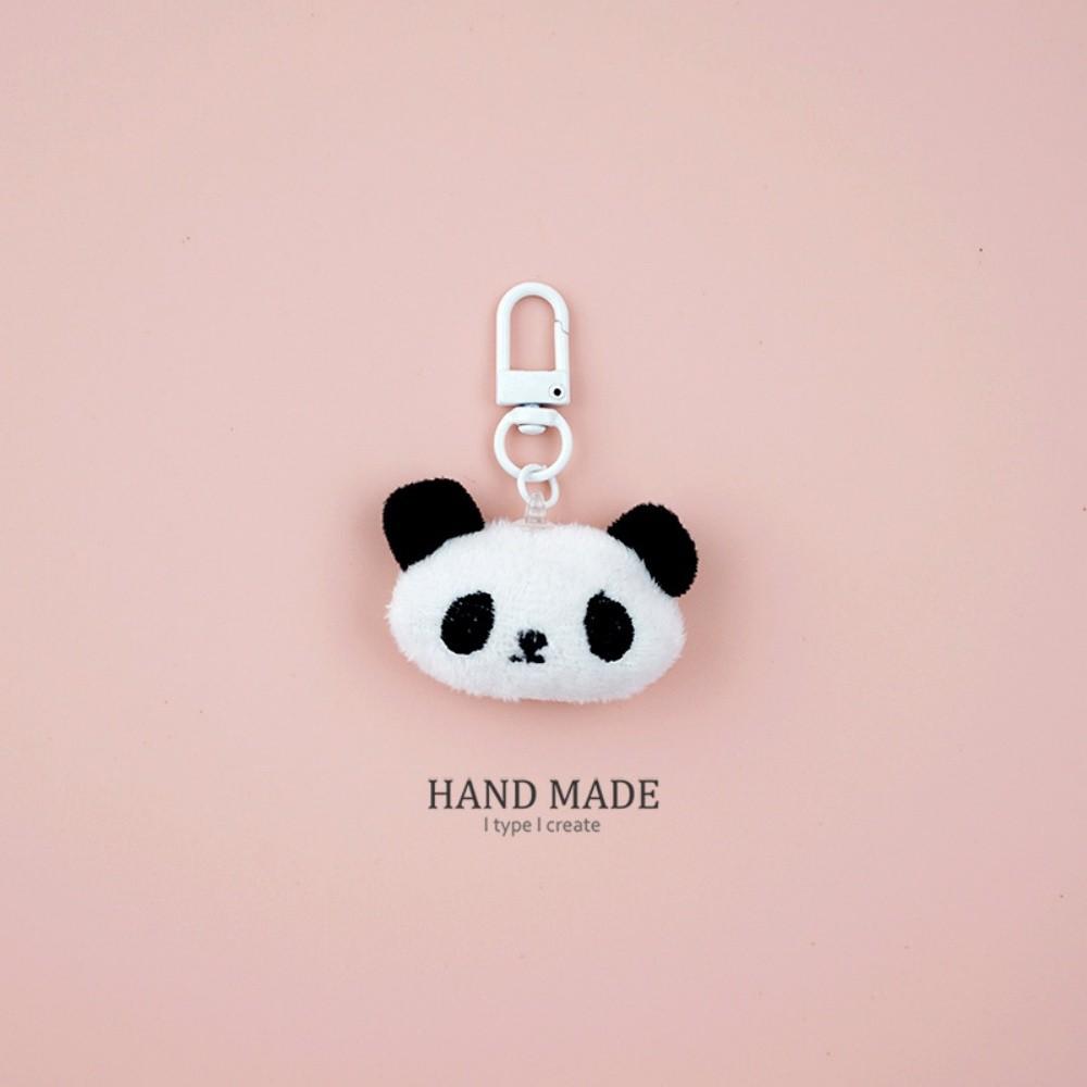 

Cute Cartoon Plush Panda Doll Keychain School Bag Accessories Pendant