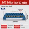 Neutral Copper Busbar 8*12 with 4/6/8/10 Holes for High Current Server Room Grounding Terminal