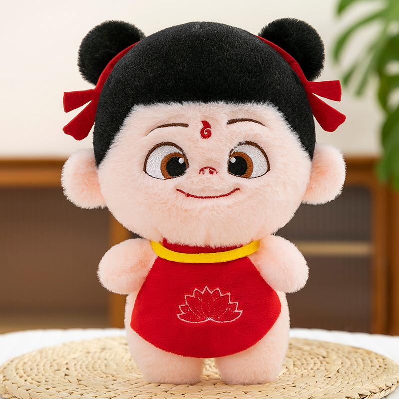 8Inches Ne Zha 2 Ne Zha: The Demon Child Causes Trouble Series Of Plush Toy Children'S Toy Room Decoration Doll Collectible Gift