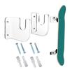 Wall Mount Skateboard Hanger Horizontal Skateboard Deck Display Rack Skateboard Hooks Hanger for Skateboard Deck Storage
