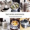 Joyoung 3-Tier Stainless Steel Steamer Pot with High Arched Lid, 28cm