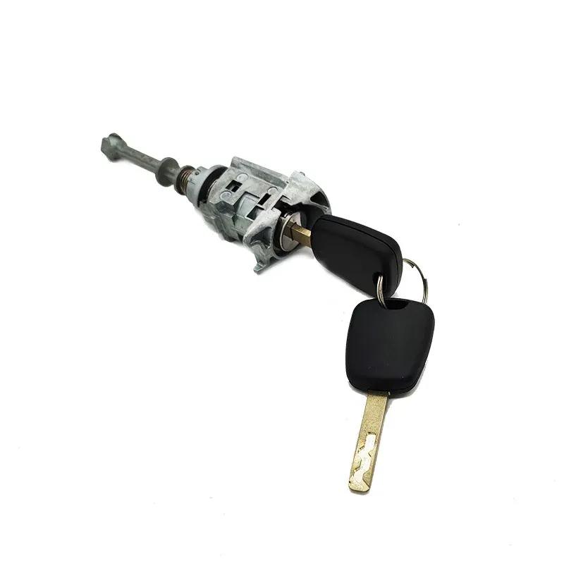 For Peugeot 407 Citroen C4 2004-2011 Picasso 2006-2008 Front Left Door Lock Cylinder Barrel with 2 Keys