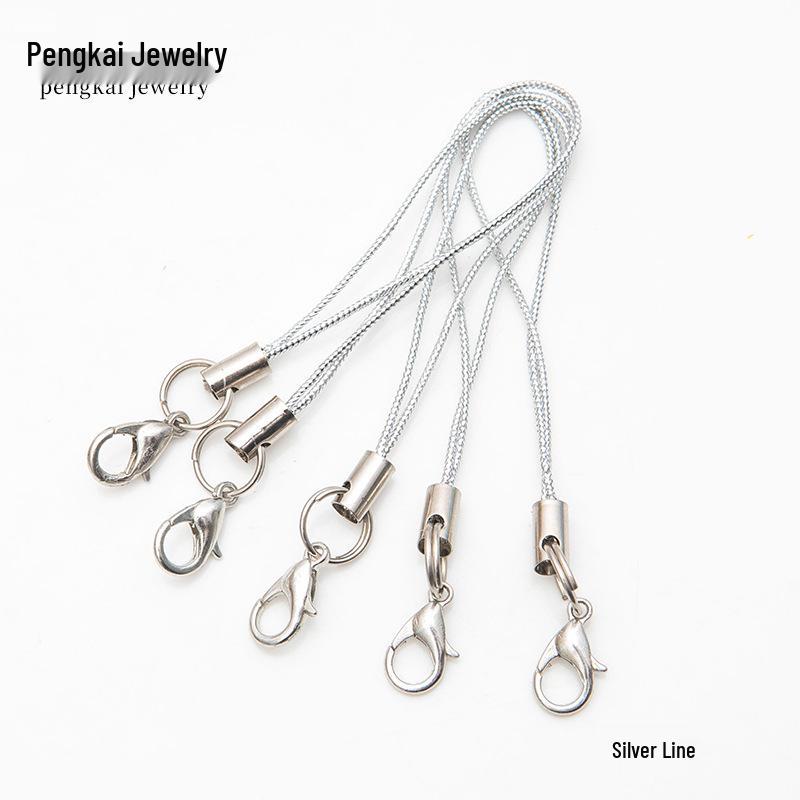 DIY šperky doplňky: 303 Karabina s dvojitým kroužkem šňůrka na mobilní telefon