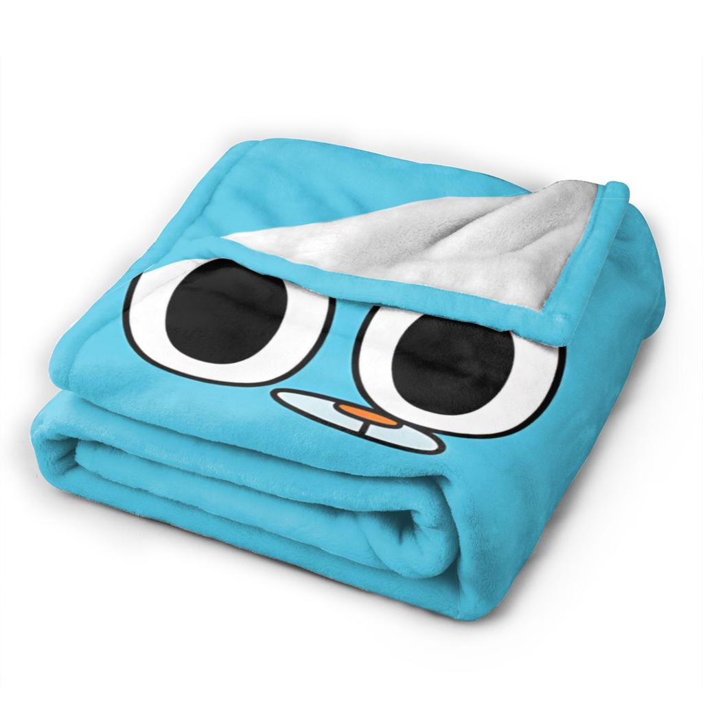 The Amazing World Of Gumball Soft Warm Blanket Camping Plush Throw Blanket Aesthetic Outdoor Flannel Bedspread Sofa Bed Cover