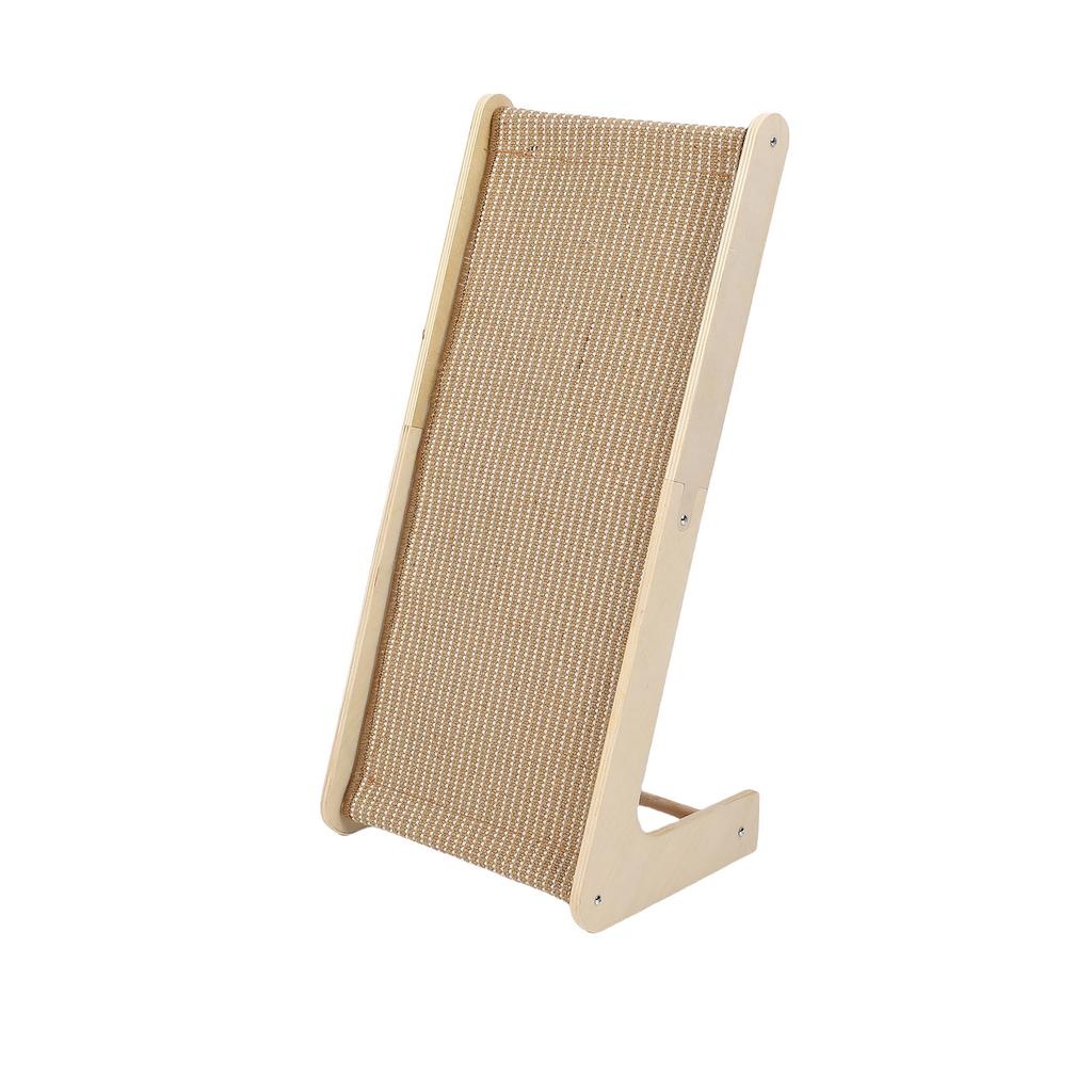 Vertikaler Katzenkratzbaum Sisal Schützt Möbel Stabile Struktur Massivholz Abriebfest L-Form Katzenkratzbrett