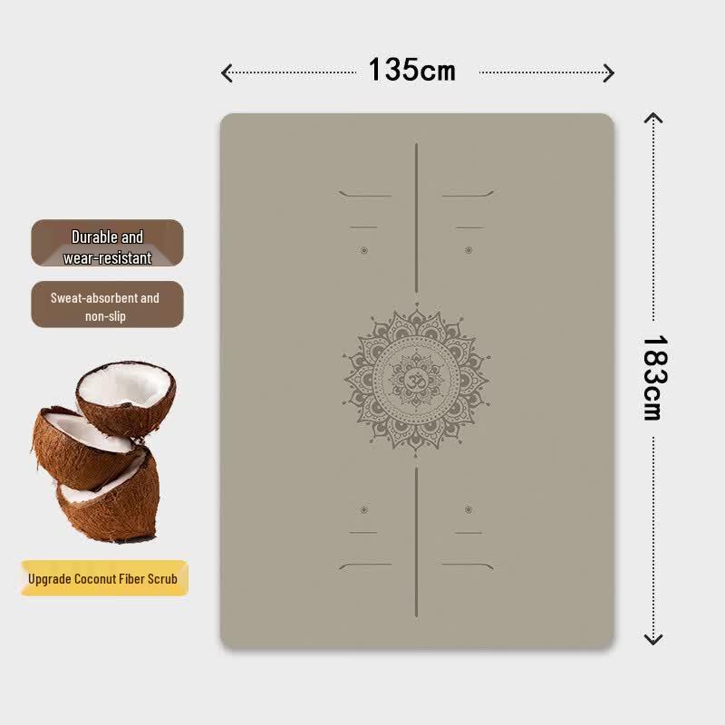 OEING Thick Anti-Slip PU Yoga Mat