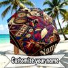 Custom Name Personalized Harley Quinn Print Umbrella, Auto Open Close, 8‑Rib Sturdy Frame, Commute Camping Hiking Use, Birthday Gift