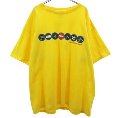 NO FEAR Made In USA Short Sleeve T-shirt XL Yellow Men's Used