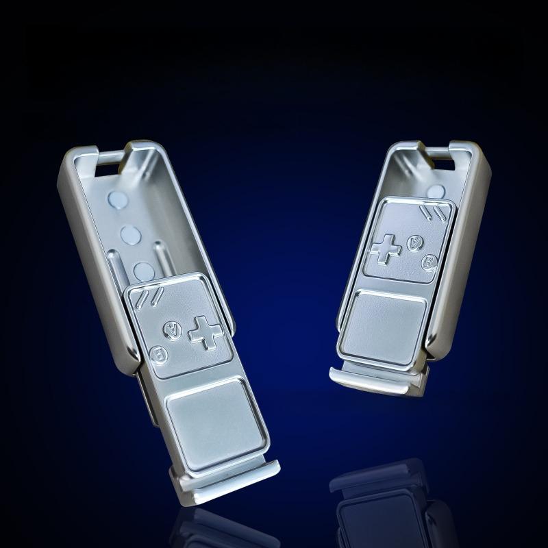 Games Console Mechanical Slider Magnetic Push Card Pushing Plate Fidget EDC Metal Stress Reducing Toys Decompression Antistresse