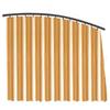 Magnetic Car Sunshade Curtain with Telescopic Track for Privacy