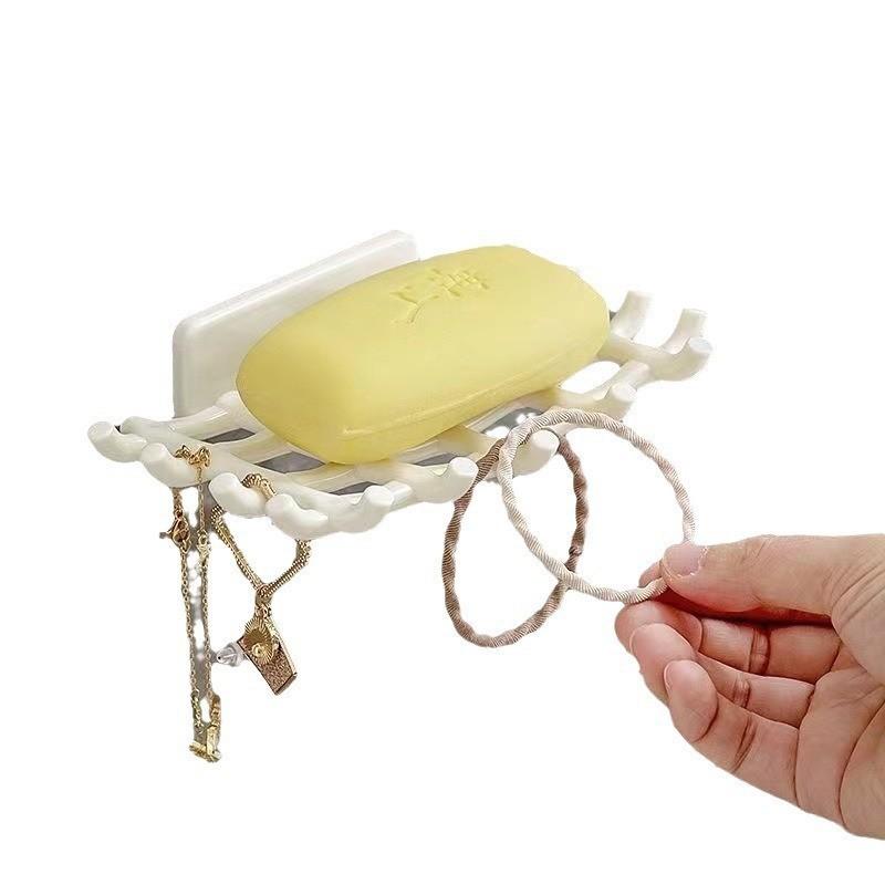 Duck Soap Box Cute Cartoon Duck Shape Self-Draining Soap Dish Open Design Soap Dish for Shower Bathroom Toilet