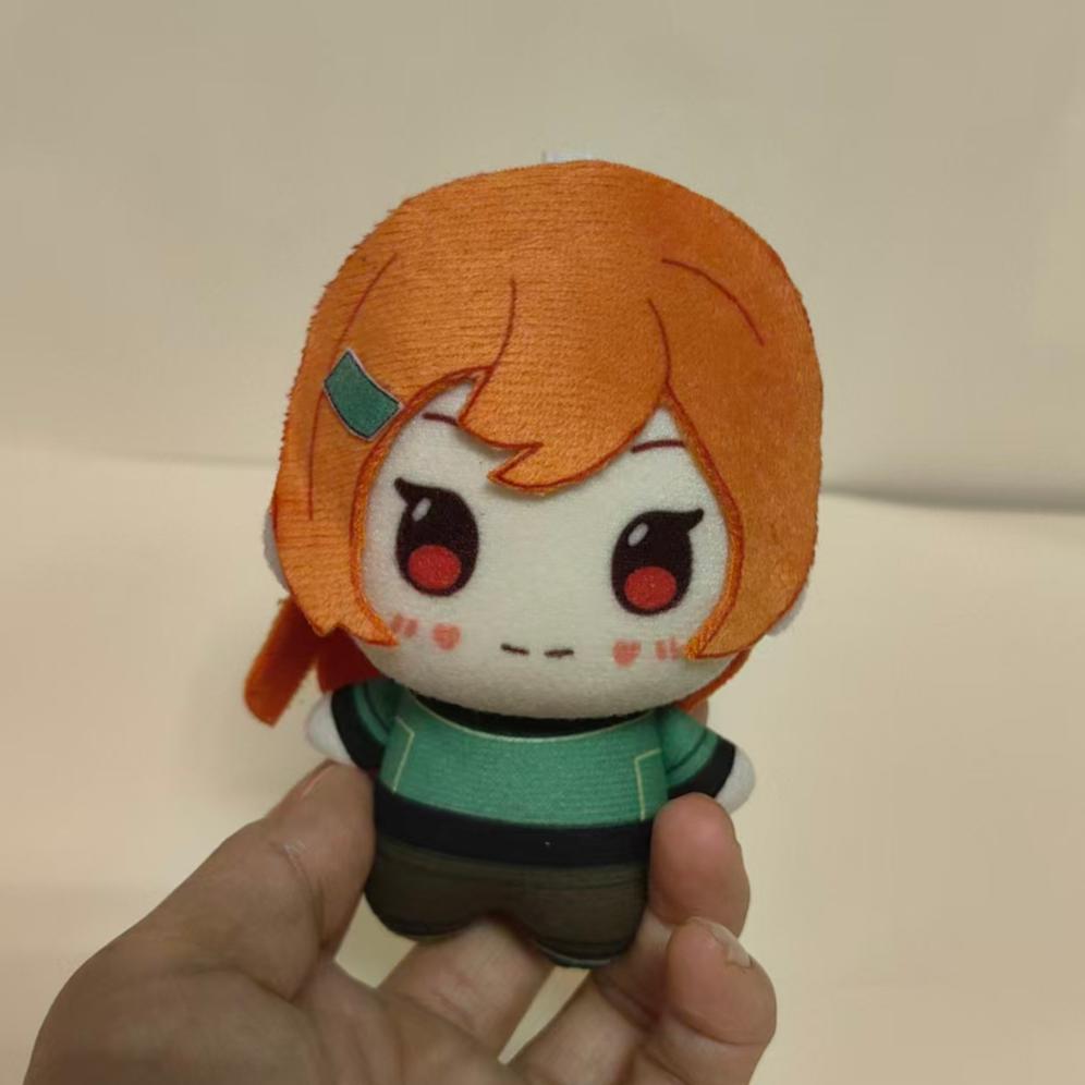 

8cm Anime DRAGON WARRIOR Plush Toys Pendant ZERO Lan Tian Hua Stuffed Doll Keychain Plushie Key ring Christmas Gifts