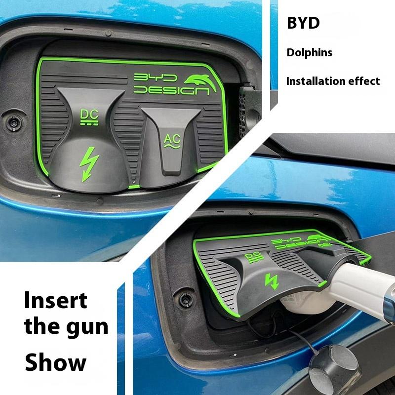 Waterproof Charging Gun Cover for BYD Atto 3 Yuan Plus Dolphin Seal Seagull EV Accessories Rain Shelter