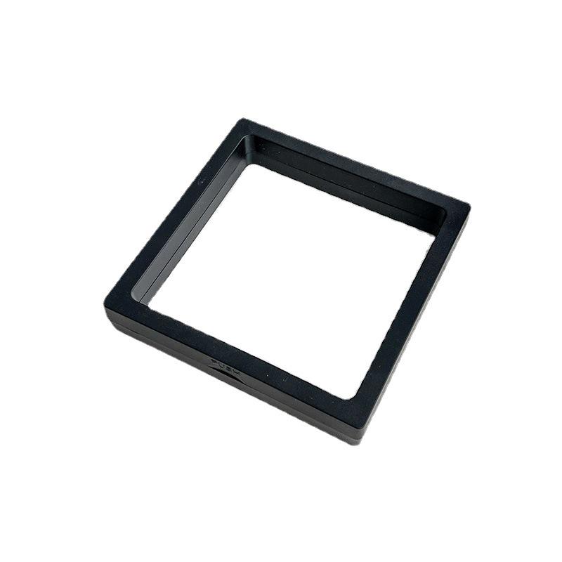 Elegante Samt-Schmuckschatulle mit transparenter Folie für Ohrringe, Armbänder und Halsketten (7x9)