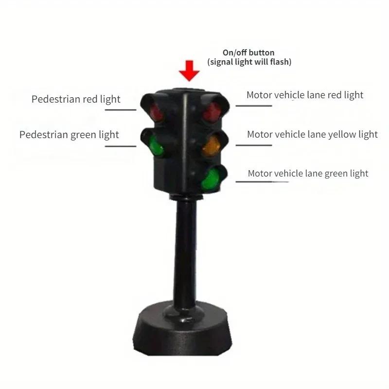 Traffic Light Toys, Mini Traffic Signs Educational  for Kids, Children Safety Learning Toys, Birthday Gift Idea