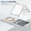 360° drehbarer magnetischer Ständer Integriertes Case mit integriertem Displayschutz für Samsung Z Flip 8 7 6 5 4 3 Stoßfeste Hülle
