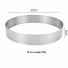 MDNG Edelstahl Hoher Mousse-Ring Backwerkzeug (2er Set)