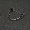 Car Keychain Thick Rod Classic D Shape Horseshoe Key Holder