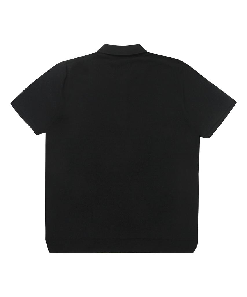 SOLEW Premium Polo Sweater_Black