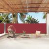 VidaXL Retractable Side Awning Red 160x1000 Cm 318035