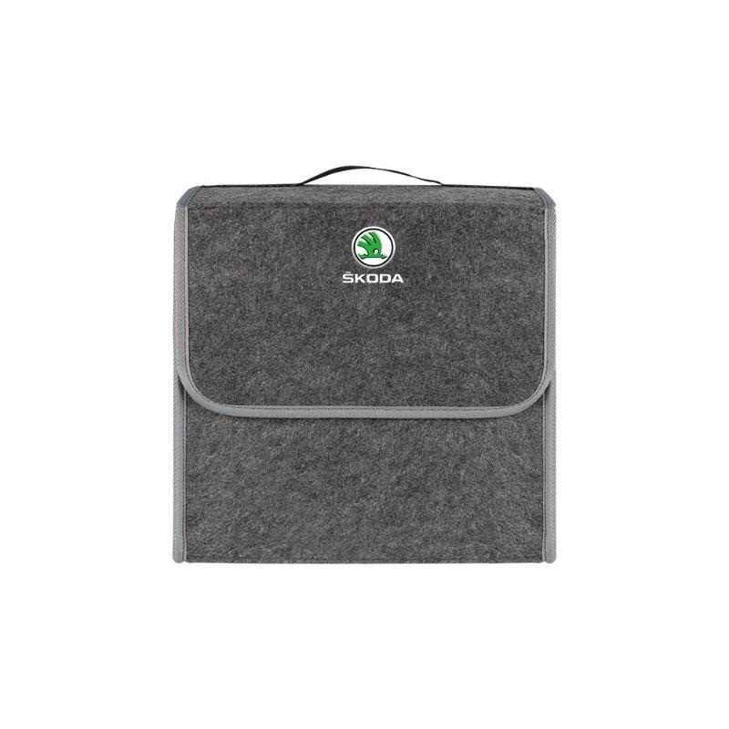 Car Trunk Large Capacity Sundries Storage Box Organizer Bag Tool Case For Skoda Octavia MK2 MK3 2 3 A7 Fabia Karoq Kodiaq Superb Rapid Kamiq