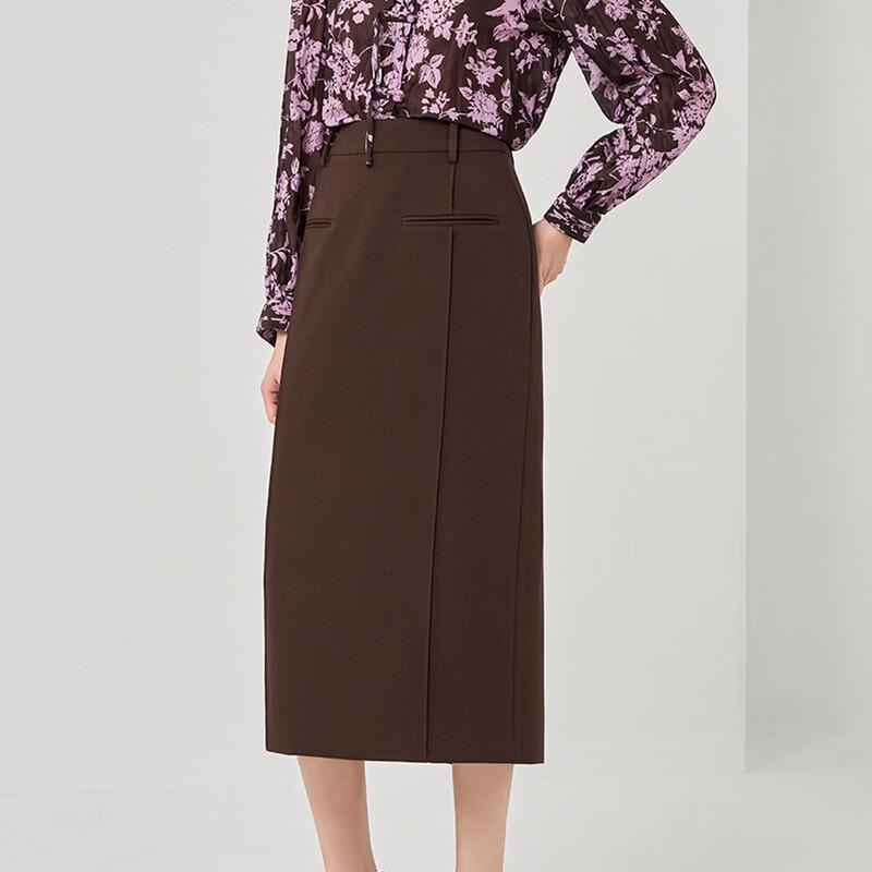 Женская плиссированная прямая юбка миди Iveni AEOG081 S