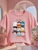 Summer Casual Crew Neck T Shirt Cute Kawaii Cartoon Street Fashion Tops For Kids Crayon Shin Chan Boys Girls 3 14 Years
