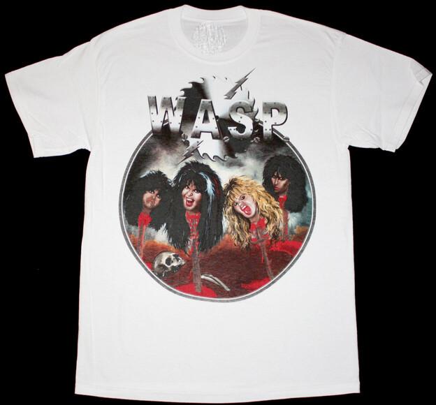 Vintage WASP Music Band Cotton White S-234XL Men Women Classic T Shirt Unisex T-Shirt XXXL