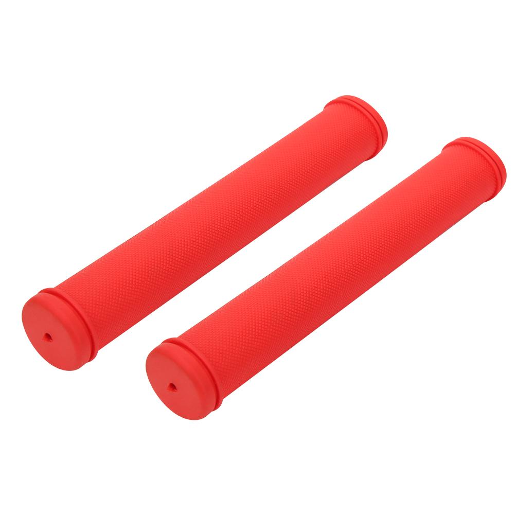 1 Pair Bicycle Handlebar Grips for Mountain Bike Road Bikes Non Slip Handle Bar Grip(red )