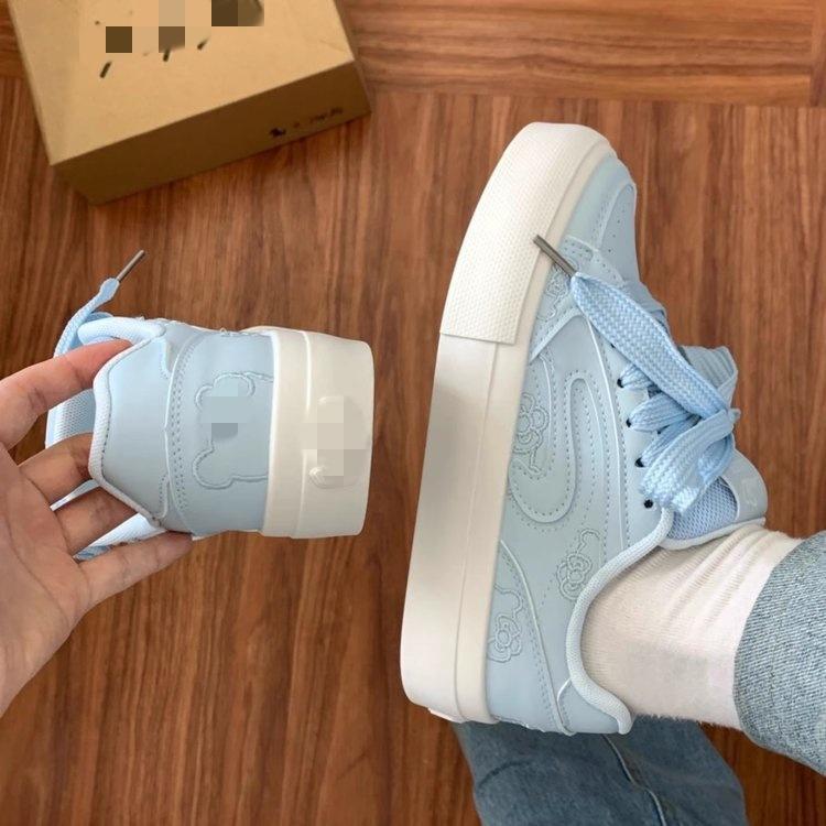 

Campus style Korean board shoes women s 2025 autumn new cute platform white shoes women s shoes versatile student casual shoes 35