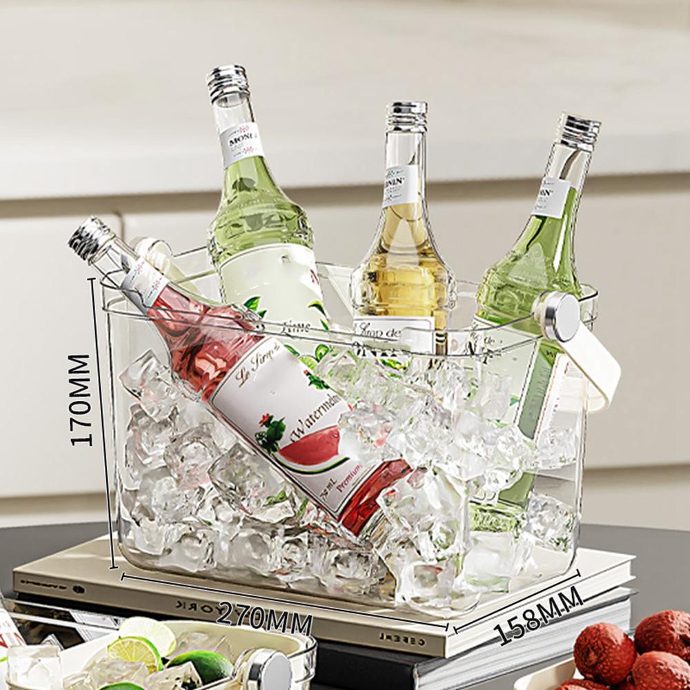 Eiseimer Outdoor Picknick Hausparty Bier Champagner Wein Kühlung Eis Aufbewahrungskorb