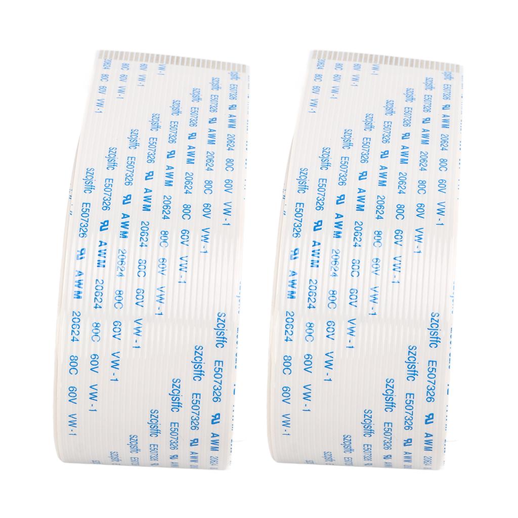 2Pcs Printer Flexible Flat Cable Fast Transmission High Softness FFC Flexible Ribbon Cable for XP600