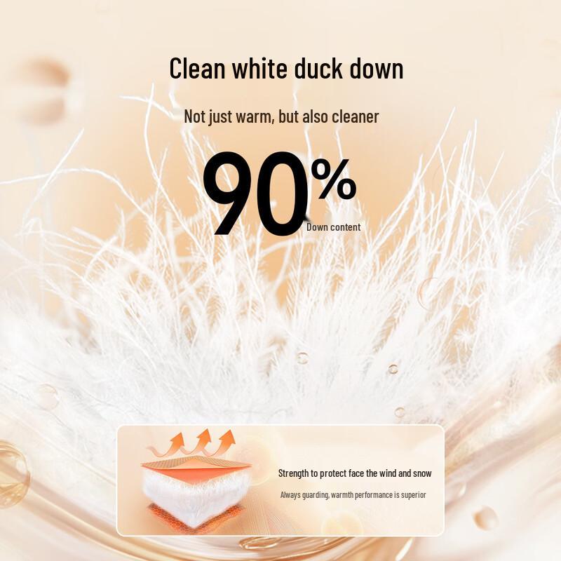 Futing Men's 90% Duck Down PU Leather Winter Jacket with Turn-down Collar