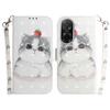 For Xiaomi Redmi A5 4G (171.7mm)/Poco C71 4G Case Pattern Printing Leather Wallet Phone Cover with Wrist Strap