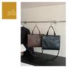 Vintage große Leder-Tragetasche Damen-Handtasche