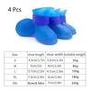 4Pcs Pet WaterProof Rainshoe Anti-slip Rubber Boot For Small Medium Large Dogs Cats Outdoor Shoe Dog Ankle Boots Pet Accessories