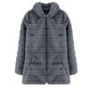 Fur Autumn and Winter Imitation Fur Imitation Mink Long Hooded Fur Jacket Women's Coat Warm
