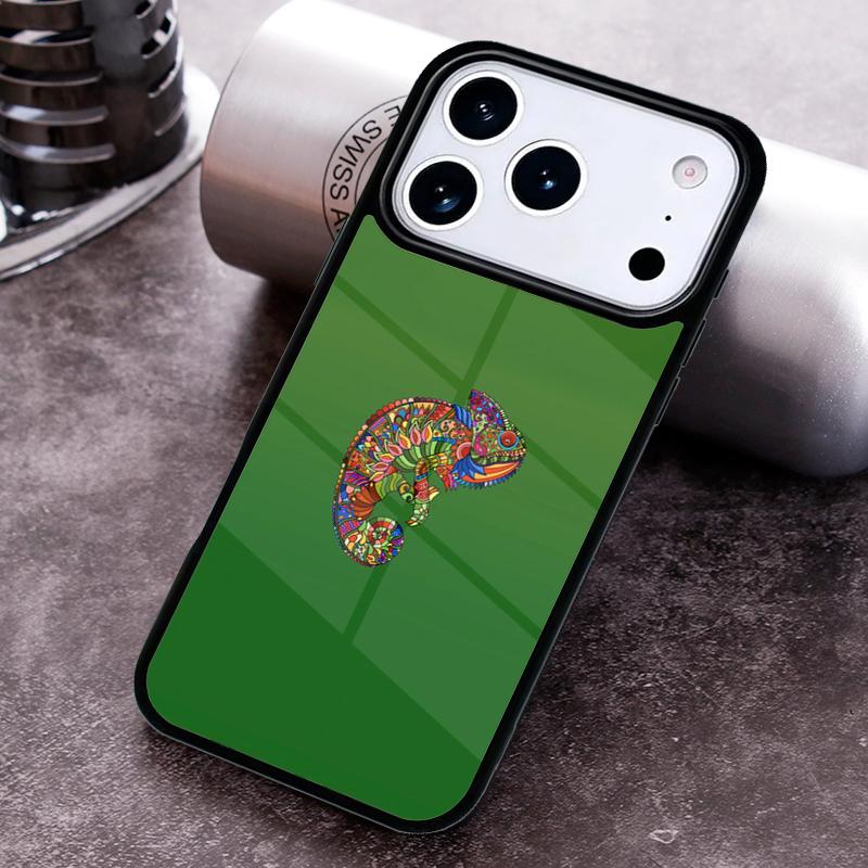 animal Chameleon Phone Case For iPhone 17 16 15 14 13 12 11 Pro Max Plus 17Air Soft Silicone Cover
