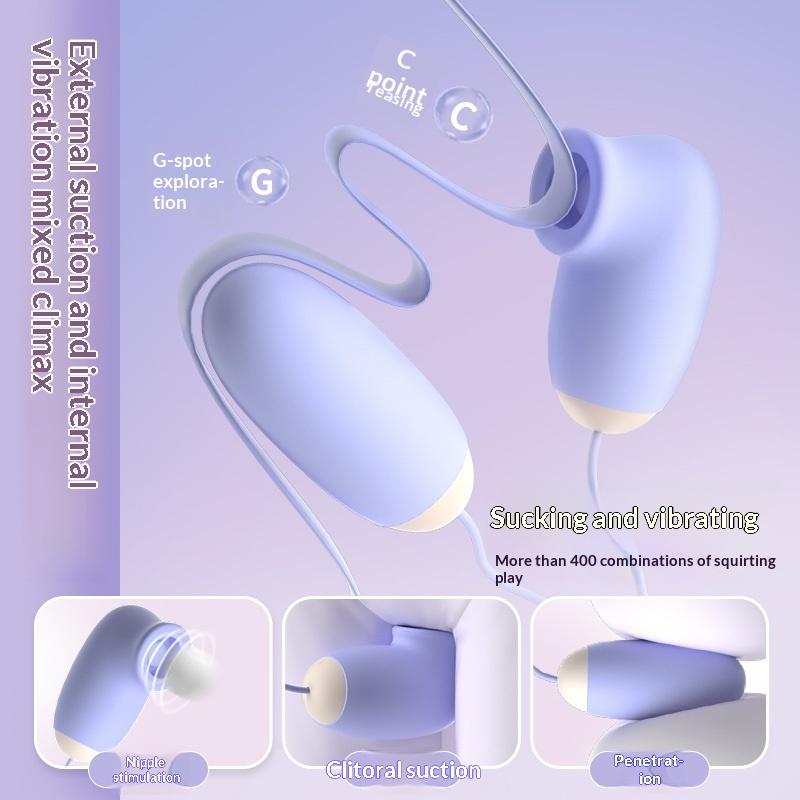 Magical Sucking Vibrating Egg Massager Clitoral Nipple Sucker Stimulator Clit G Spot Private Vibrator Sex Toys For Women