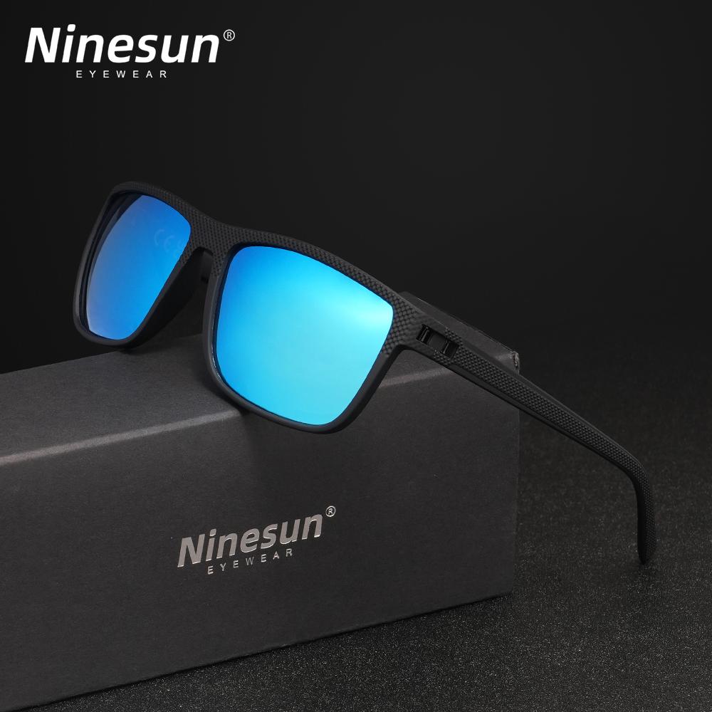 NINESUN New Fashion Men/Women Sunglasses Classic Mirror Lens Polarized UV400 Glasses Large Frame High Quality Driving Eyewear