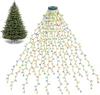 Led Christmas Tree Lights New Year's Garland String for Patio Garden 1.5M/2M/3M Waterfall Light Christmas Decoration 2025