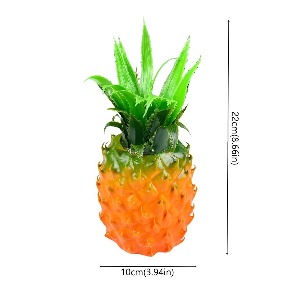 Realistic Simulation Pineapple Model Foam Faux Pineapple Ornament  Photography Props