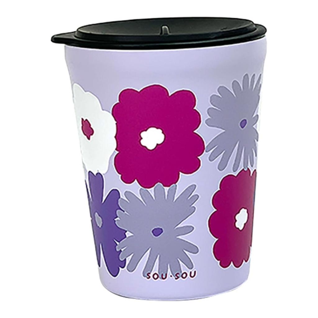 maebata Tumbler with Generous Variety 53015 SOU SOU Lid, Pattern,