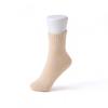 Winter Mid-Calf Solid Color Cashmere Socks Unisex Thick Warm Cold Weather